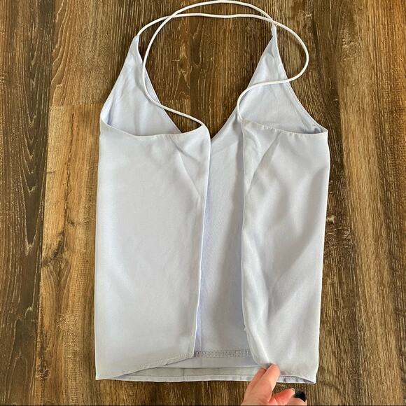 Tobi Pale Blue Open Back Tank Size Large - Picture 7 of 7
